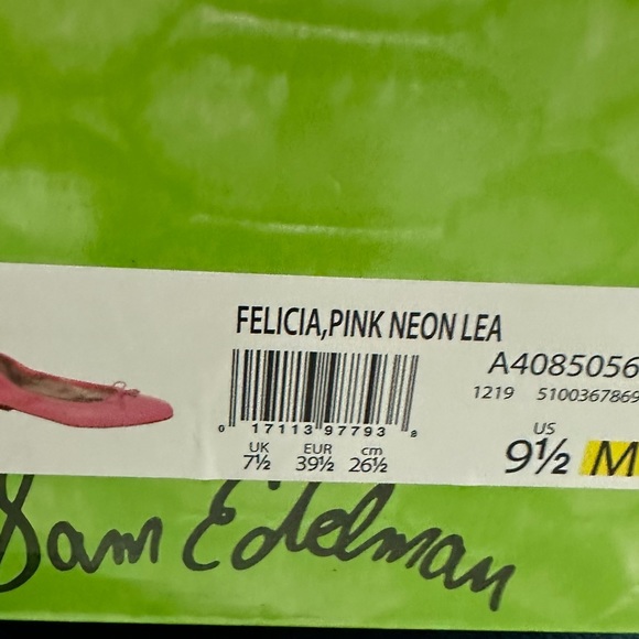 Sam Edelman Felicia Bright Pink Ballet flats - Picture 4 of 4